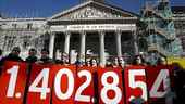 La vivienda es un derecho. Protesta de solidaridad con los y las desahuciadas españolas