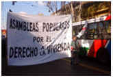 Buenos Aires, Marcha contra la política de desalojos: ¡Ni una familia, ni una persona mas en la calle!