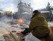Expulsions massives dans la banlieue de Moscou : les habitants menacent de s’immoler, RUSSIA, february 2010