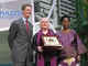 l-r: Mr. Shaun Donovan, Ms. Jan Peterson and Mrs. Anna Tibaijuka on the occassion of World Habitat day 2009, WHASINGTON, october 2009