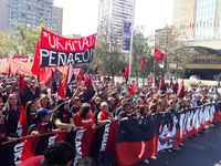 Santiago de Chile, Exito de la Marcha nacional por el Derecho a la Vivienda y la Ciudad, adelante hacia el Tribunal Internacional de Desalojos