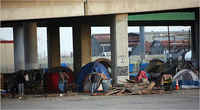 USA, Cities Deal With a Surge in Shanty Towns