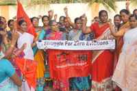 Zero Evictions Day in Hyderabad