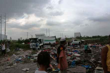 Resistance against evictions at Pasay City 